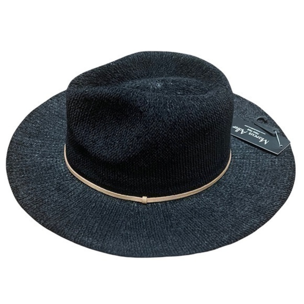 Marcus Adler New York The Hillary Hat - Black with Tan Trim - NWT